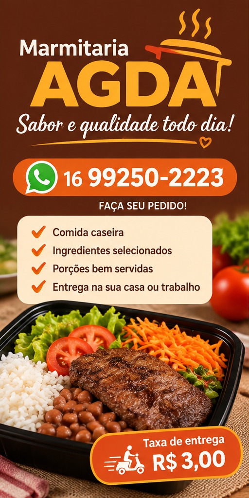 Marmita caseira da AGDA